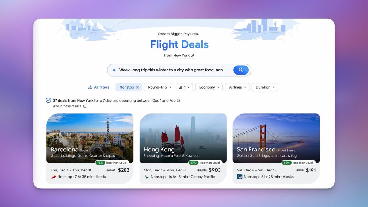 Google Uses AI to Help You Find Cheap Flights