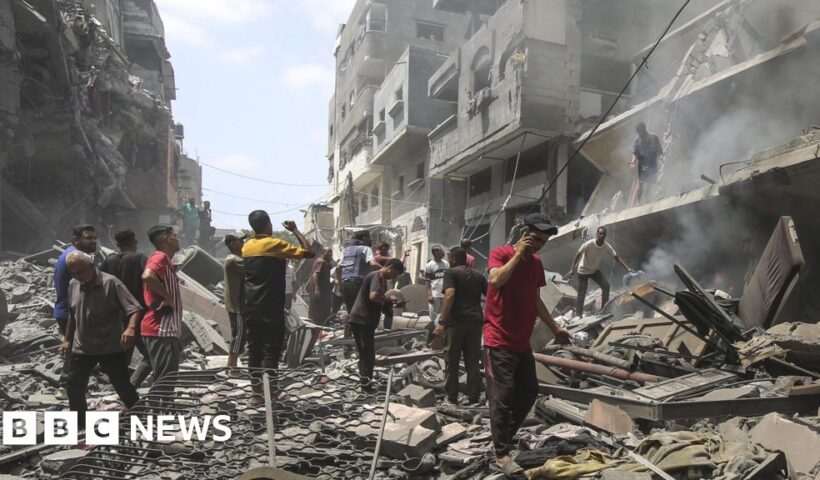 Israel Strikes Gaza City Amid UK and Allies' Calls for Action on 'Unfolding Famine'