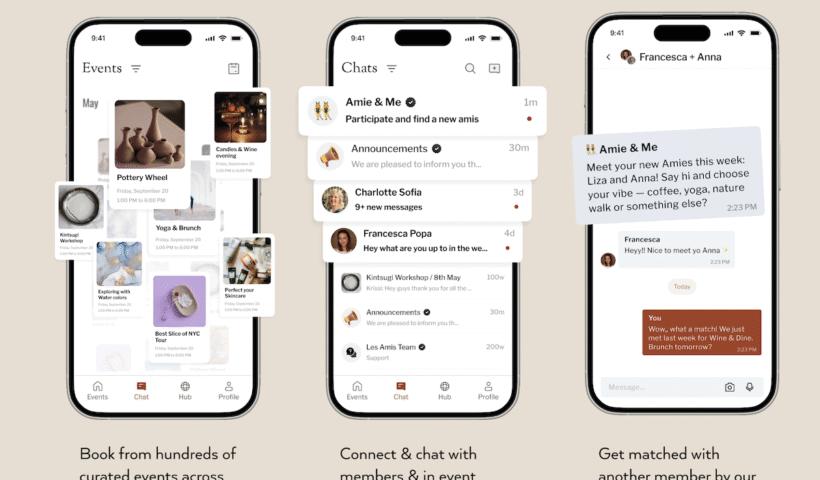 Les Amis: European Friendship App for Women Launches in New York