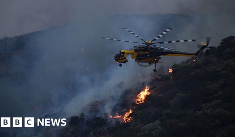 One Dead as Wildfires Rage in Southern Greece