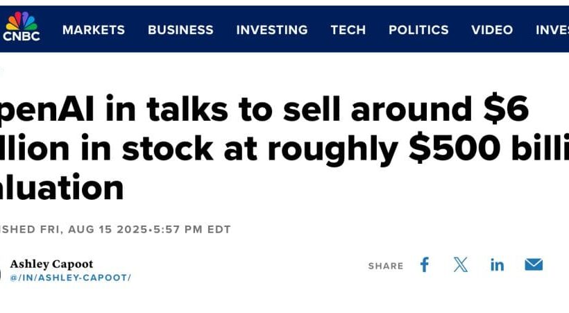 OpenAI's $6B Secondary: Tech History's Largest Employee Liquidity Event