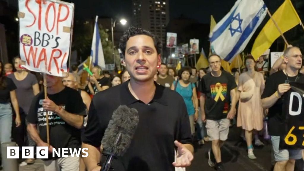 Protesters in Jerusalem Gather at Netanyahu's Residence